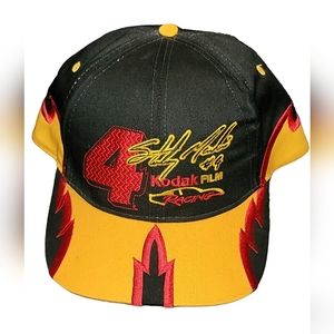 NOS STERLING MARLIN Adult Snapback Hat Vintage 1990's #4 Kodak Racing NASCAR Cap